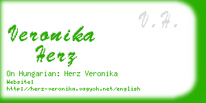 veronika herz business card